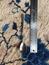 Vintage 1970s WM.A.ROGERS Silver Plated Twisted Long Handle Sugar Spoon 7
