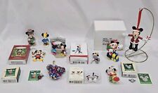 Hallmark Disney Mickey Mouse Christmas Ornament Lot picture