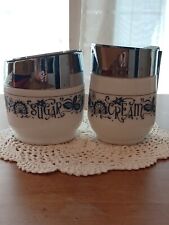 Vintage Gemco Pyrex Old Town Blue Onion Cream and Sugar Set Blue And White picture