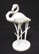 Rosenthal FRITZ HEIDENREICH All White Porcelain Flamingo Bird Figurine Germany picture