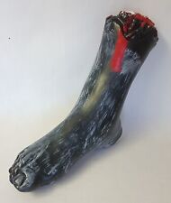 LifeSize Body Part Bloody Grey Rotting SEVERED ZOMBIE FOOT Halloween Horror Prop picture