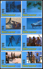 SHARKS' TREASURE original 1975 lobby card set SCUBA DIVING 11x14 movie posters picture