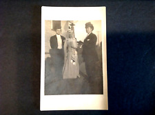 AZO Real Photo Postcard Teen Girls Playing Wedding picture