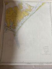 Vintage 1967 Portsmouth Island,  Nautical Map/ Chart 1233, C&GS, 44”x35.5” picture