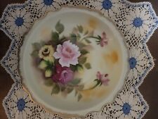Vintage Enesco Pink Rose Bowl With Gold Trim picture