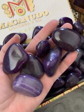 Tumbled Purple Agate Gemstones picture
