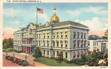Postcard NJ Trenton New Jersey State Capitol Posted 1944 Linen Vintage PC J5602 picture