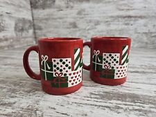 Waechtersbach Red Christmas Gifts Presents Coffee Mug Coffee Cup West Germany picture