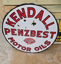 Early Porcelain Kendalls Penzbest Oil Sign - 36