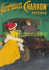 Automobiles Charron Ltd. Puteaux 92 (approx. 1906) - Plasticized Poster picture
