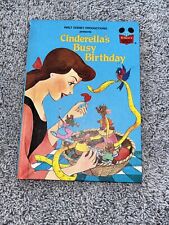 Disney Cinderella's Busy Birthday 1985 First American Edition Hardcover  picture