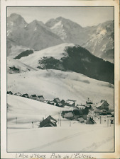 France, L'Alpe d'Huez. Vintage Eclose Silver Print Track picture