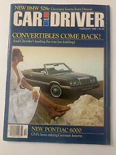 Car & Driver Magazine February 1982, BMW 528e picture