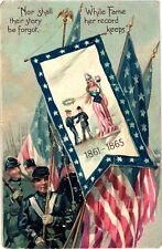 1909 Tuck's DECORATION DAY British Military 1861-1865 Civil War Period Postcard picture
