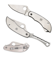 Spyderco Knives ClipiTool PlainEdge SpyderEdge Stainless C176P&S Pocket Knife picture