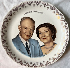 President & Mrs. Dwight D. Eisenhower, America's First Family, Collectible Plate picture