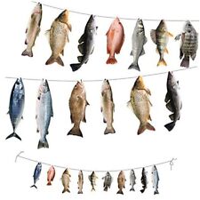 Gone Fishing String Hanging Banner for Birthday Welcome Home Vacation 1 Line picture