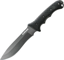 SCHRADE Extreme Survival Black Gray High Carbon Fixed Blade KNIFE w/ LEG TIE F9 picture