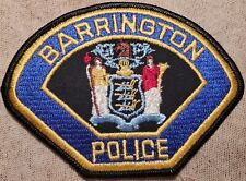 NJ Barrington New Jersey Police Shoulder Patch picture