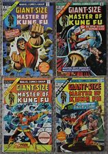 Giant-Size Master of Kung Fu 1974-1975 SHANG-CHI 1st Petrie  & Tiger-Claw #1-4  picture