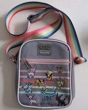 Loungefly Pokemon Eevee Eeveelutions Rainbow Athletic Crossbody Bag  picture