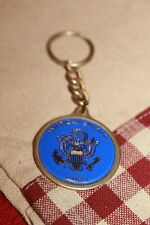 Vintage American Embassy-Cairo Egypt Metal Keychain Keyring picture