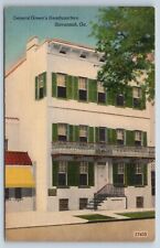 Postcard General Greens Headquarters Savannah Georgia picture