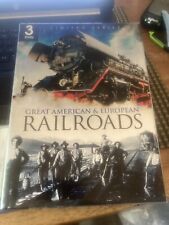 Great American European Railroads 3 DVDs Boxed Set Limited Series Booklet picture