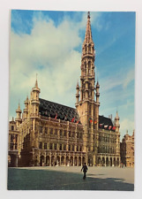 Grand Square Town Hall Brussels Belgium Postcard Unposted picture