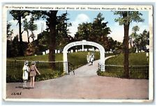 1924 Young's Memorial Cemetery Theodore Oyster Long Island New York NY Postcard picture