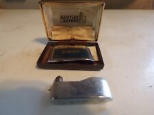 RARE BENTLEY AUTOMATIC GAS LIGHTER MINT GREEN ENGRAVED ''MARY'' W/MANUAL  NICE picture