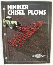 Vintage Hiniker Chisel Plows, Models 816-1428-1442-1460 Color Dealer Advertising picture
