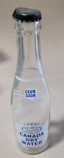 Rare Vintage Antique Club Soda Pop Glass Bottle Sparkling Canada Dry Water NY picture
