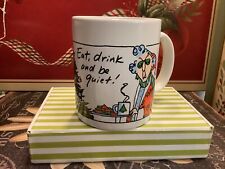 “MAXINE”~ Hallmark/Holiday~ Mug~”Eat, Drink, and be Quiet”~Shoebox Greetings~🎄 picture
