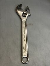Vintage Crescent Wrench For Mechanics Crestoloy Jamestown NY 12” picture