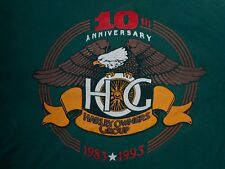 Vintage 1990's HOG Harley Owners Group Milwaukee WI Green Medium Sturgis Wear picture