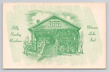 Postcard Billy Sunday Residence Winona Lake Indiana picture