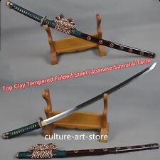 Top Japanese ancient Clay Tempered Folded Steel Japanese Samurai Tachi Sharp picture