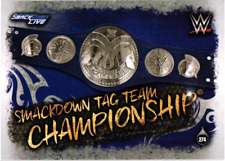 2018 WWE Topps Slam Attax Smackdown Tag Team Championship Belt Card picture