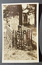James Sullivan grave, Mission Dolores, San Francisco CA postcard dtd 1930 picture