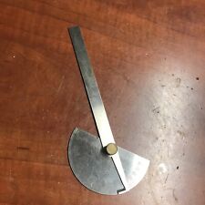 Vintage Cen-Tech Hardware Manufacturing Co Steel Protractor Made In India picture