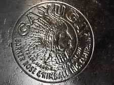 Vtg. Cayuga Indian Chief Double Bit Axe Head OUTSTANDING Embossed LOGO 3 Lb 8 Oz picture