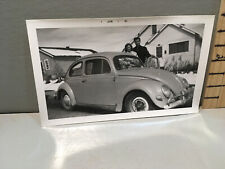 Vintage Photo 60's Man & Woman Early Volkswagon v picture