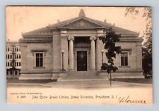 Providence RI-Rhode Island, Brown University, Library Vintage c1905 Postcard picture
