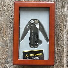 Collectible Limited Edition Leatherman Damascus Wave multitool. Serialized picture