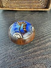 Small Wood Handpainted Trinket Box picture