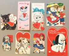 Eight Vintage Valentine Cards, 1960’s picture