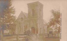 Glastonbury Connecticut Episcopal Church c1905 RPPC Unused Real Photo Postcard picture
