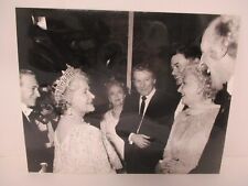 Danny Kaye-meeting Queen Mother + Mary Martin Larry Hagman 1980 Photograph picture