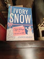 Vintage NOS Ivory Snow Laundry Detergent Box Regular Size - Unopened picture